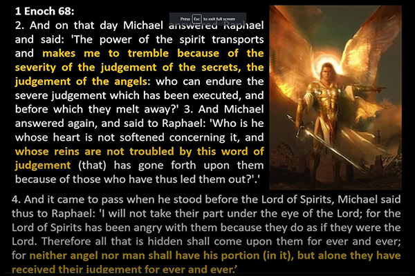 Archangel Michael Horrified